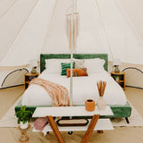 20' Avalon Bell Tent - Fire & Water Repellent - Luxury and Comfort Meet in the Great Outdoors
