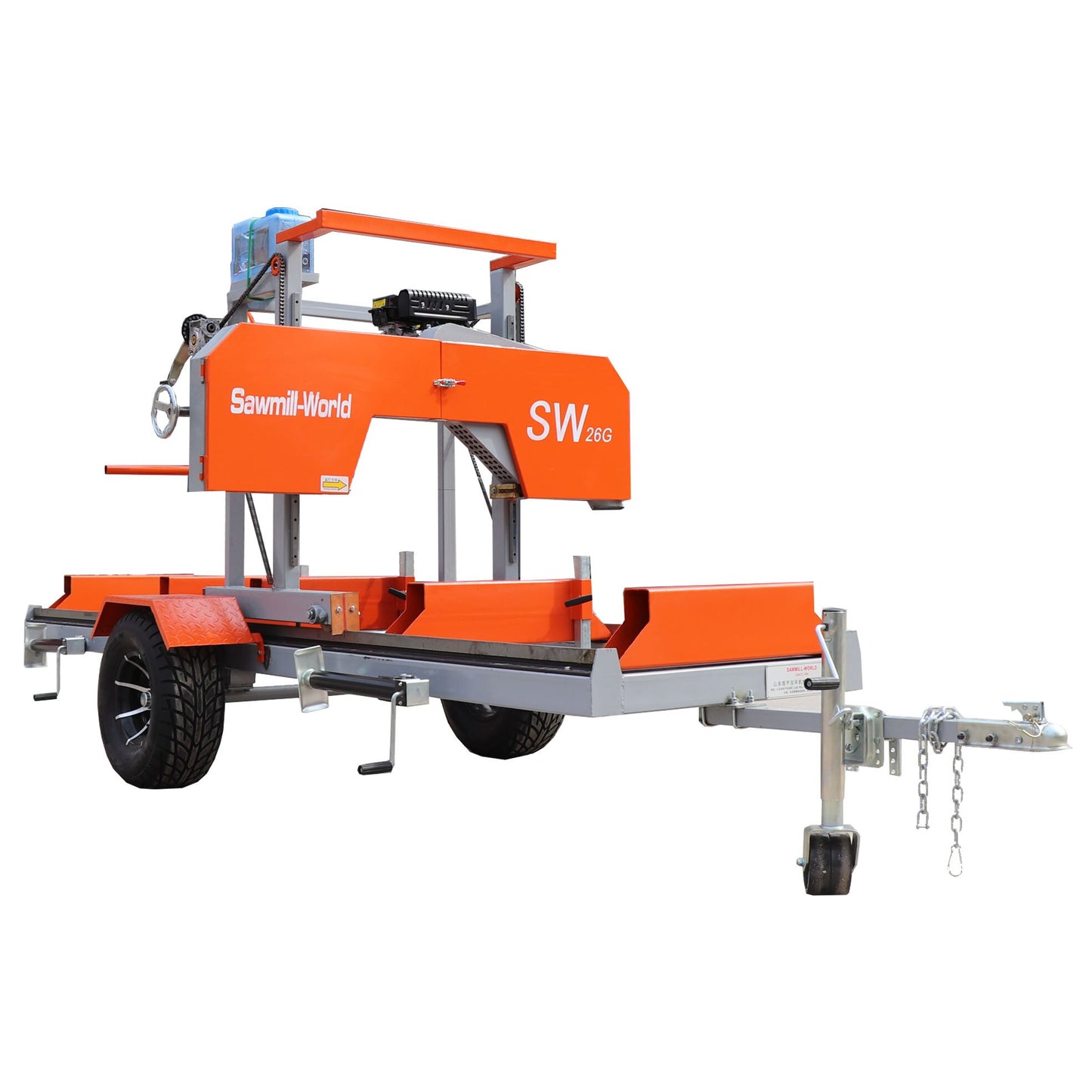 YG Diesel Portable Sawmill/Fixed Sawmill Cutting Wood Machine Machine Tool Equipment Horizontal Bandsaw Sawmill