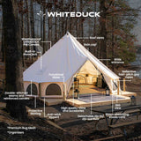 20' Avalon Bell Tent - Fire & Water Repellent - Luxury and Comfort Meet in the Great Outdoors