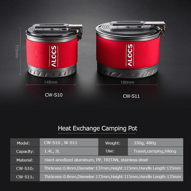 Outdoor Foldable Handle Cooking Pot - Dead End Survival