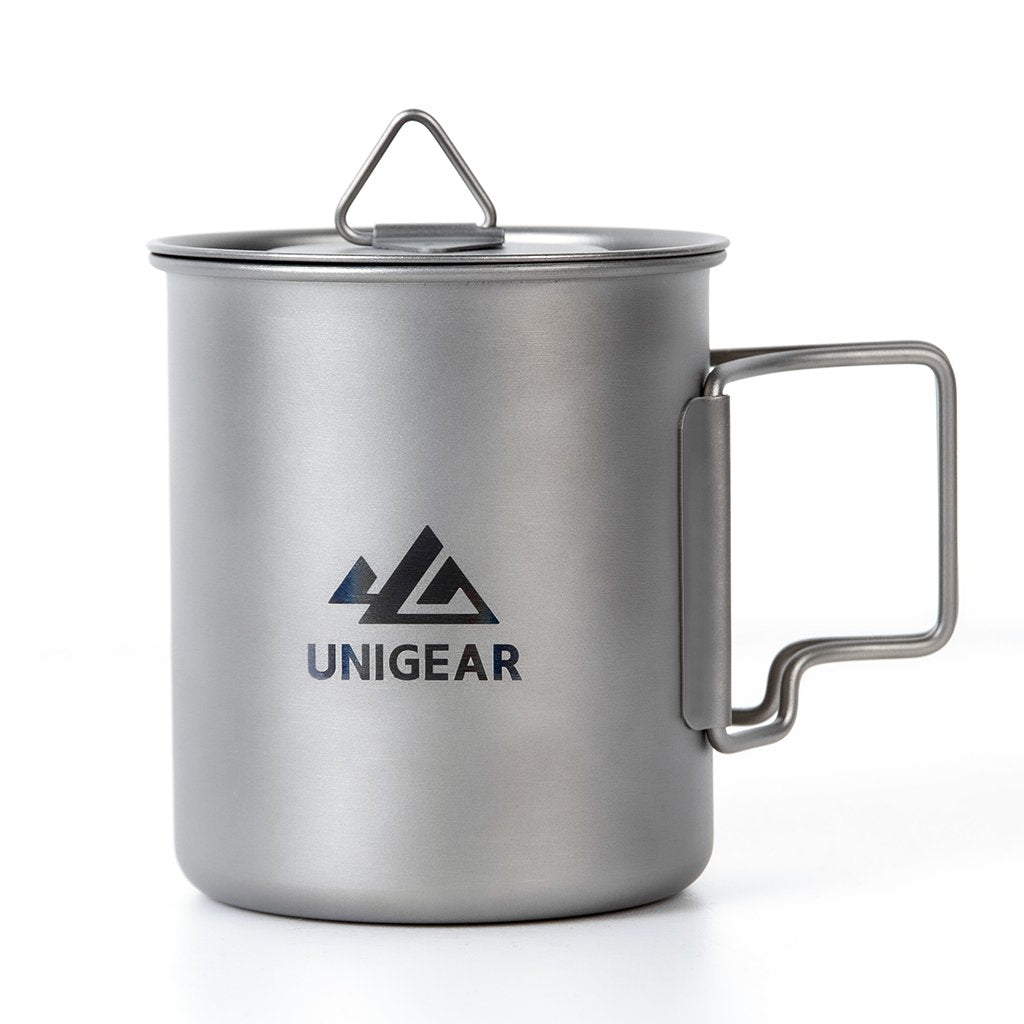 100% Titanium Camping Cup 450ml - Dead End Survival