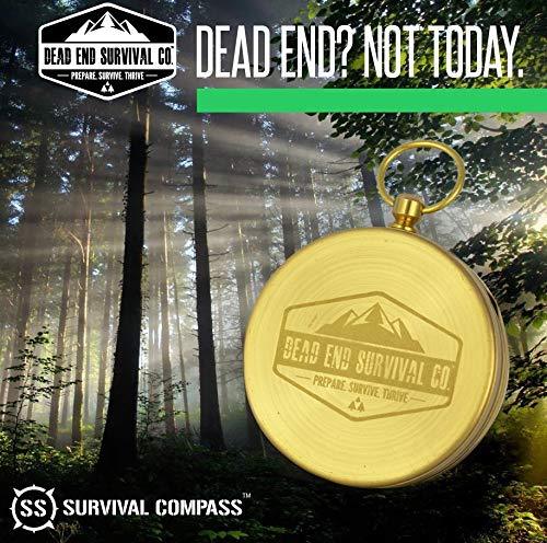 Sharp Survival Camping Compass | Glow in The Dark
