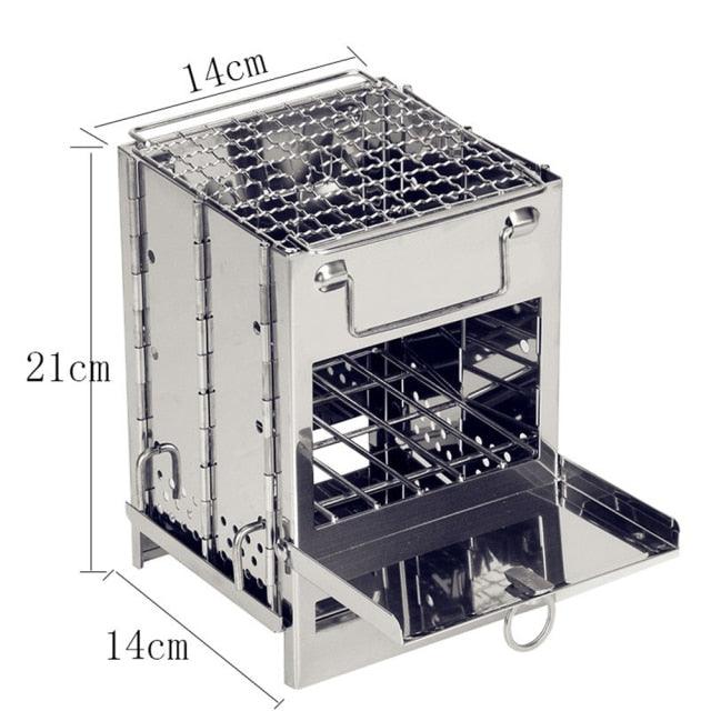 Mini Outdoor Portable Firewood Stove - Dead End Survival