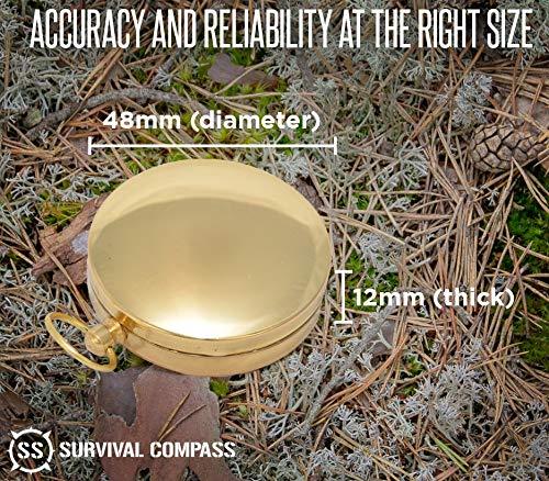Sharp Survival Camping Compass | Glow in The Dark