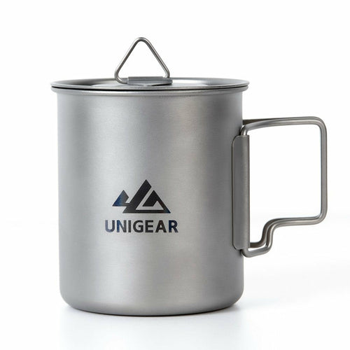 100% Titanium Camping Cup 450ml - Dead End Survival