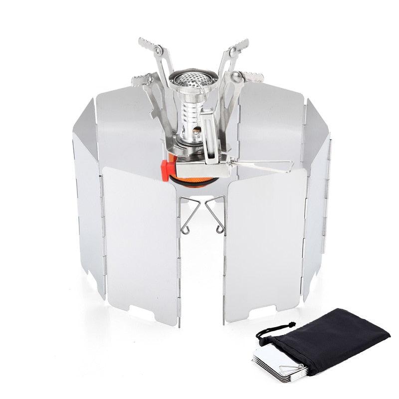 Wind proof Outdoor 9 Plates Gas Burner - Dead End Survival