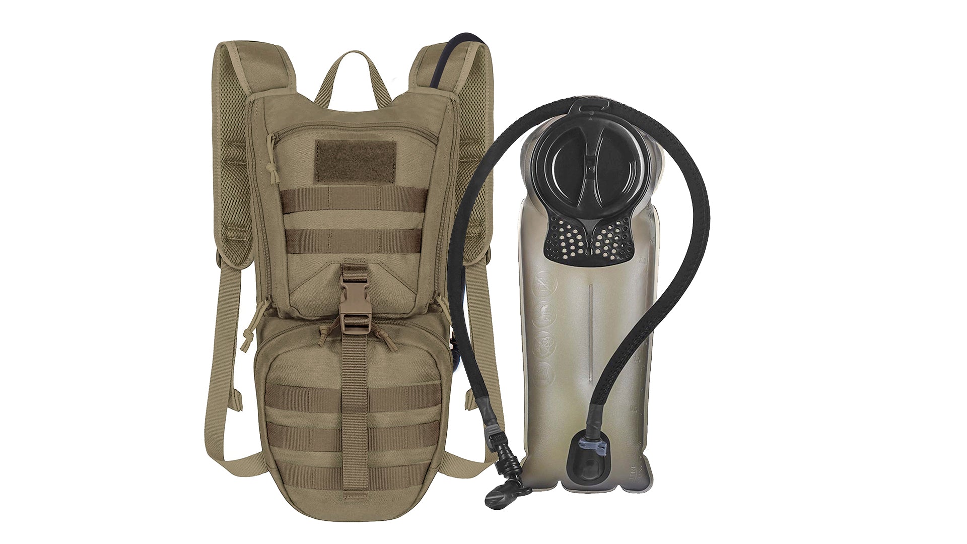Tactical Hydration Backpack with 2.5L Bladder