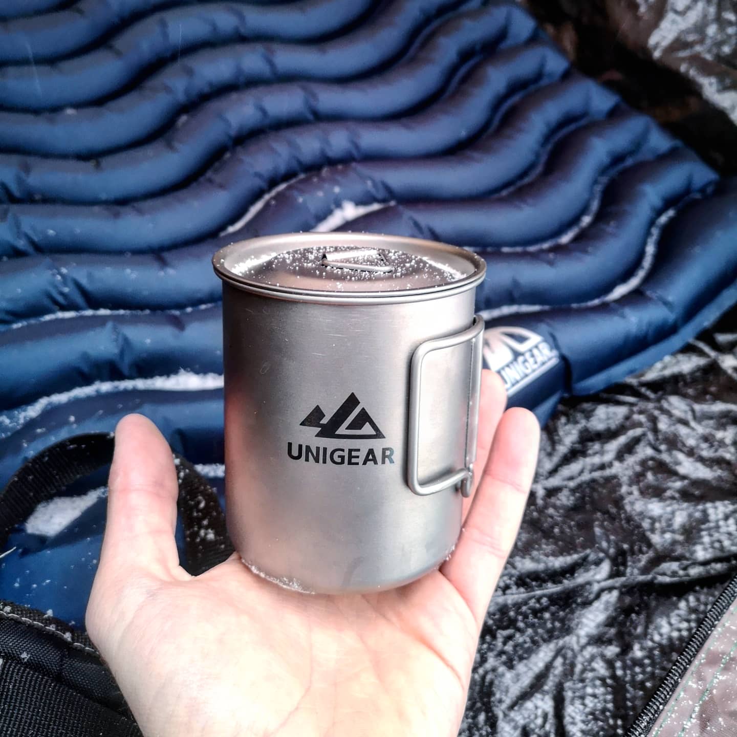 100% Titanium Camping Cup 450ml - Dead End Survival