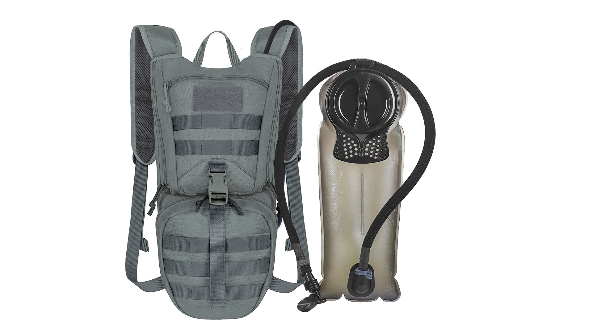 Tactical Hydration Backpack with 2.5L Bladder