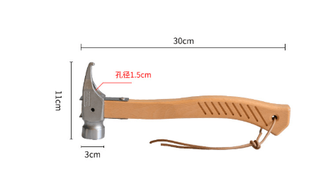 Wooden Camping Hammer - Dead End Survival