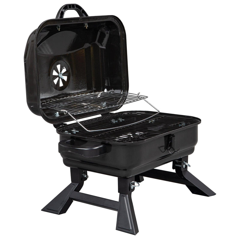 Portable Tabletop BBQ Charcoal Grill - Dead End Survival