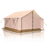 14'x16' Alpha Wall Tent - Fire & Water Repellent - The Ultimate 4-Season Family Camping & Group Hunting Tent