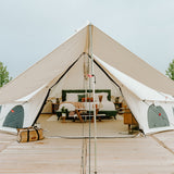 20' Avalon Bell Tent - Fire & Water Repellent - Luxury and Comfort Meet in the Great Outdoors