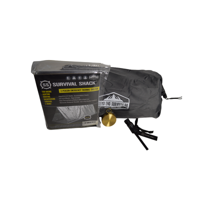 The Survival Bundle – Fire Starter, Compass, Emergency Tent & Sleeping Pad Kit