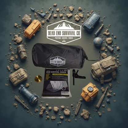 The Survival Bundle – Fire Starter, Compass, Emergency Tent & Sleeping Pad Kit