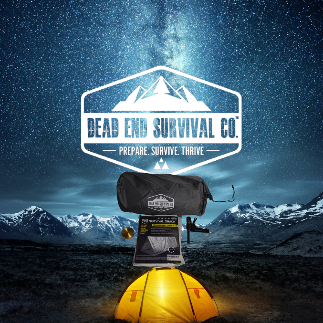The Survival Bundle – Fire Starter, Compass, Emergency Tent & Sleeping Pad Kit