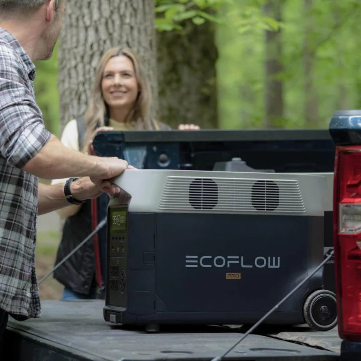 EcoFlow DELTA Pro Portable Power Station + 1 400W Portable Solar Panel- Harness the Sun's Power with the Leading Portable Solar Generator