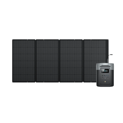 EcoFlow DELTA 2 Max Portable Power Station + 400W Portable Solar Panel