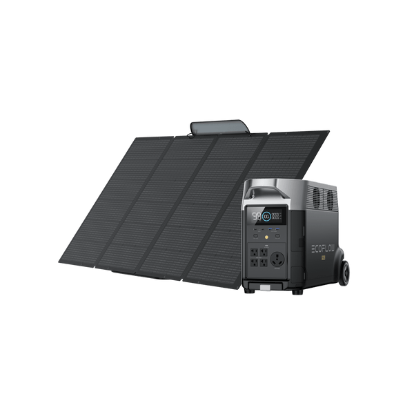 EcoFlow Delta Pro plus 400W Solar Panel- Harness the Sun's Power with the Leading Portable Solar Generator