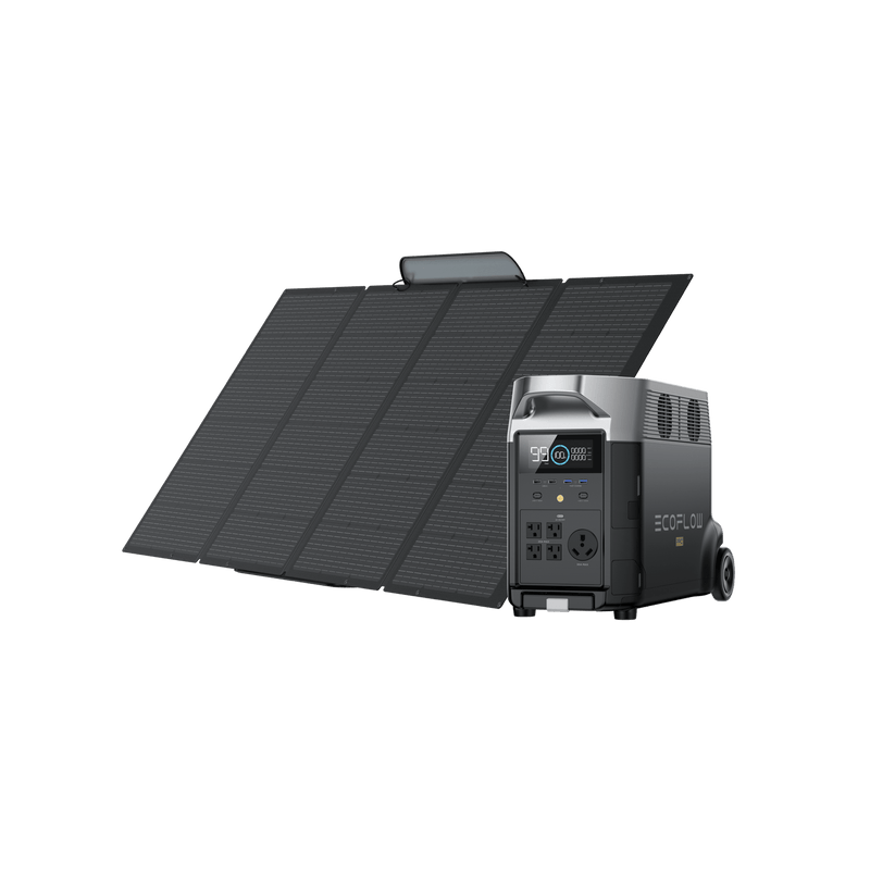 EcoFlow Delta Pro plus 400W Solar Panel- Harness the Sun's Power with the Leading Portable Solar Generator