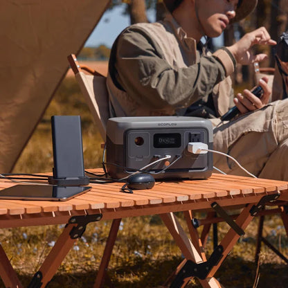 EcoFlow River 2 Portable Power Station – Lightweight 256Wh Backup Battery with Fast Charging for Camping, Emergencies & Outdoor Adventures