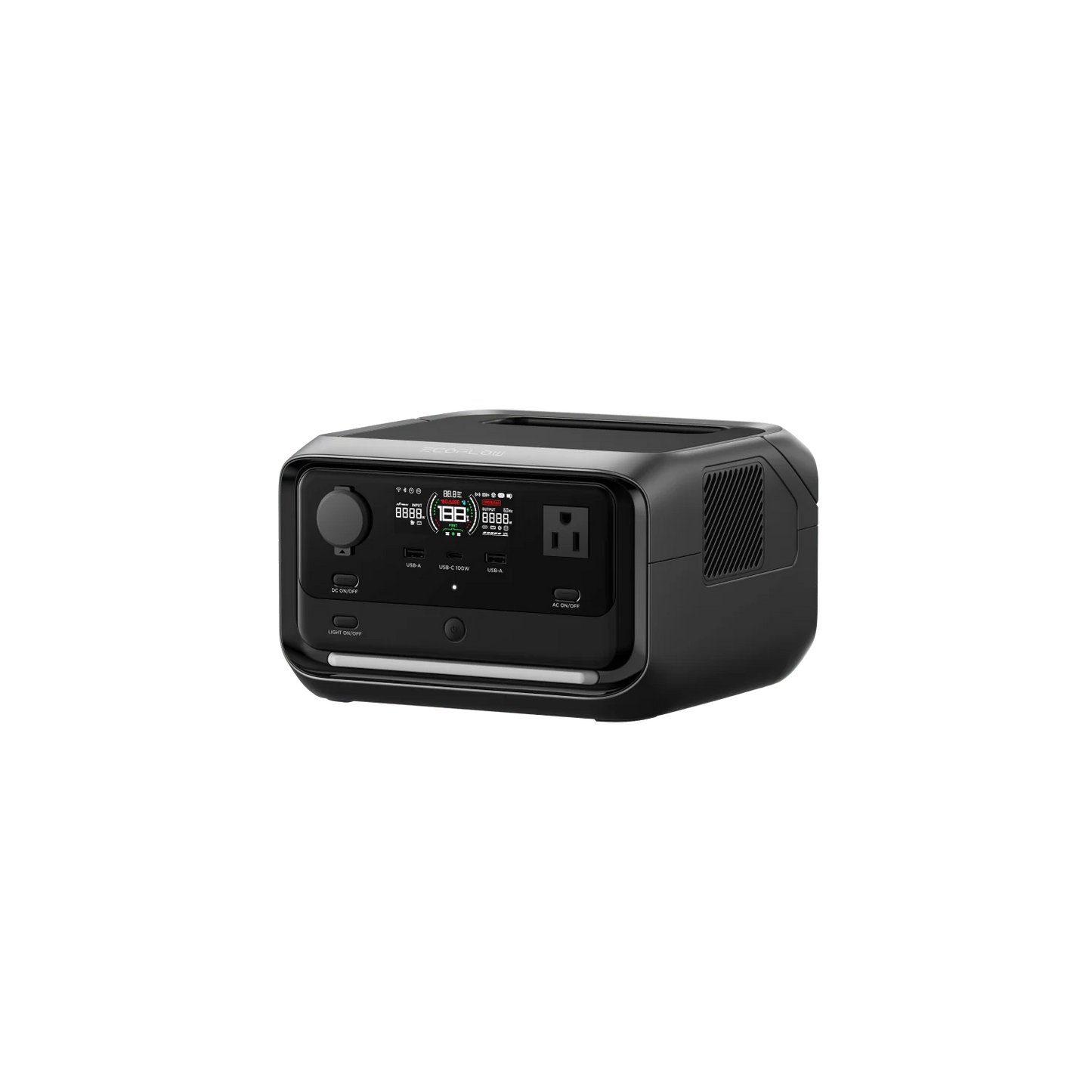 EcoFlow River 3 Max Portable Power Station – 572Wh Expandable LiFePO4 Battery with 600W Output (1200W X-Boost) & 1-Hour Fast Charging for Camping, Backup & Travel