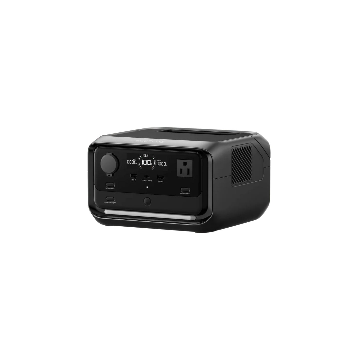 EcoFlow River 3 Plus Portable Power Station – 768Wh Expandable LiFePO4 Battery with 800W Output (1600W Surge) & Fast Charging for Home Backup & Off-Grid Use