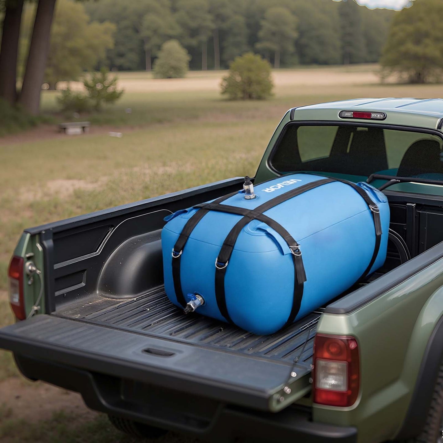 Water Storage Bladder, 132L Large Capacity TPU Soft Water Bag,