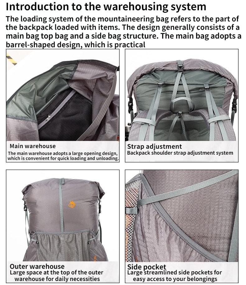 Water-Resistant Hiking Backpack - Dead End Survival