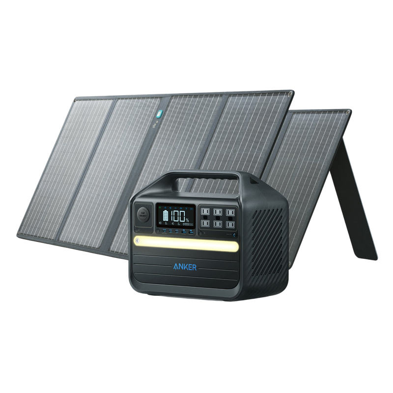 Anker Solar Generator 555 (PowerHouse 1024Wh — 2 100W Solar Panels)