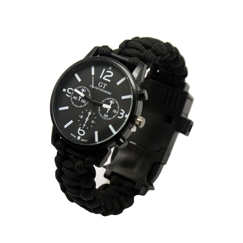 Multi function Camping Survival Watch Bracelet