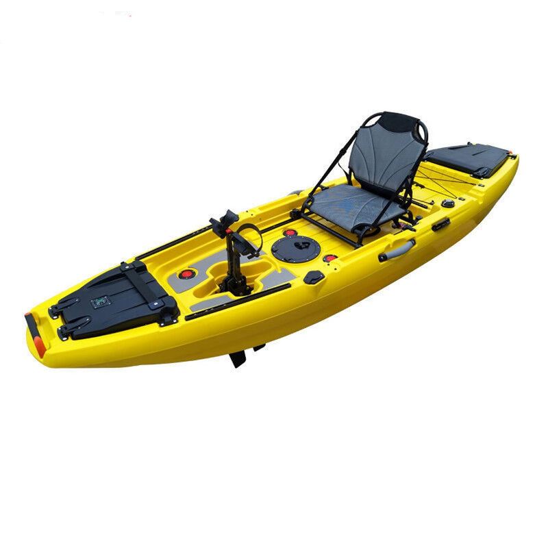 New Penguin-style Foot Power Single Luya Plastic Fishing Boat Kayak Boat Canoe Pedal Boat
