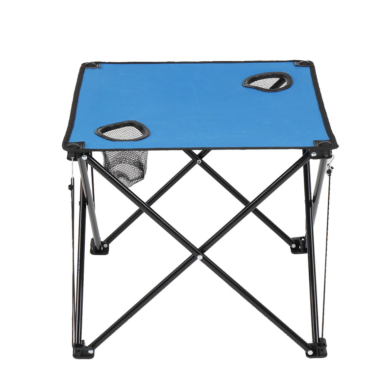 Oxford Cloth Steel Square Outdoor Travelling Folding Table