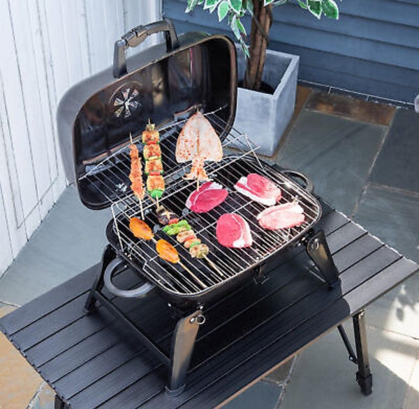 Portable Tabletop BBQ Charcoal Grill - Dead End Survival