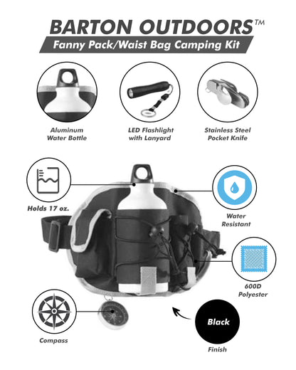 Waist Bag Camping Kit - Dead End Survival